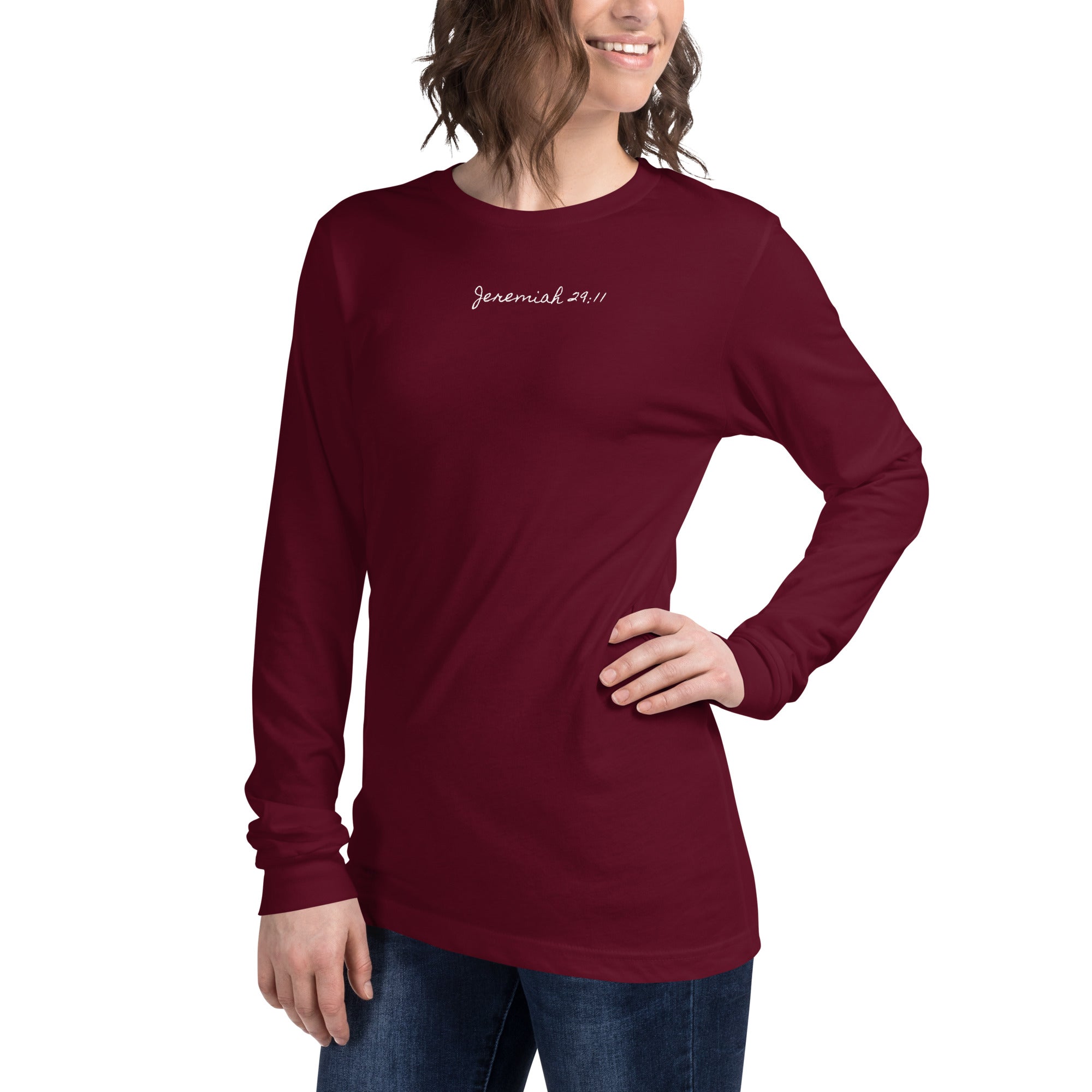 Women's Long Sleeve Tee - Jeremiah 29:11