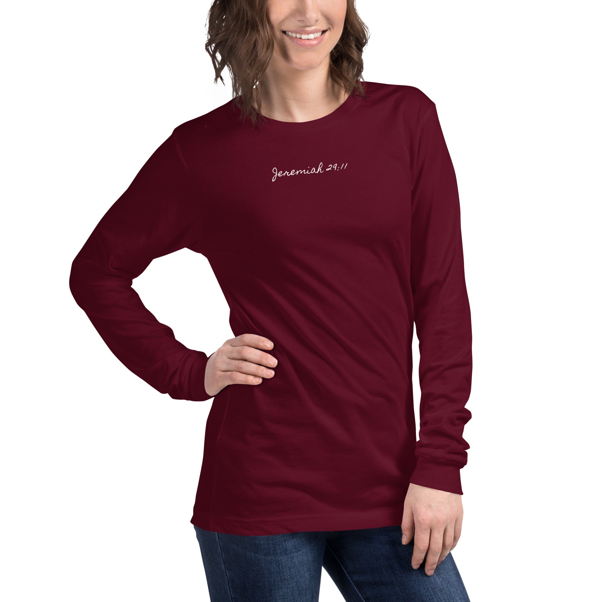 Women's Long Sleeve Tee - Jeremiah 29:11