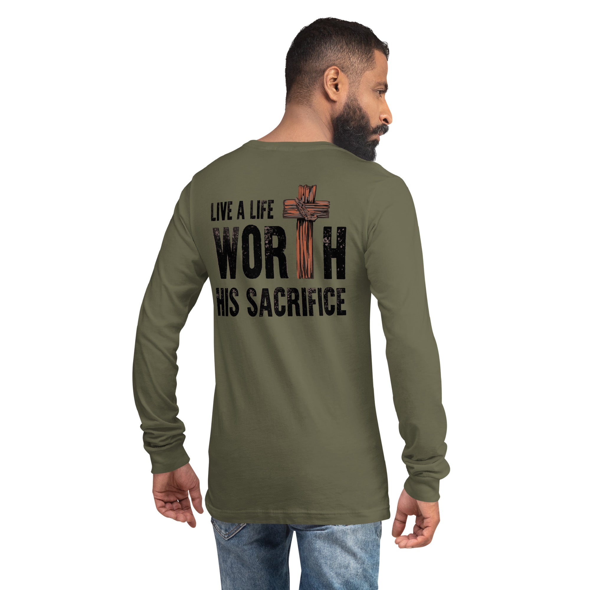 Men's Long Sleeve T-Shirt - Sacrifice