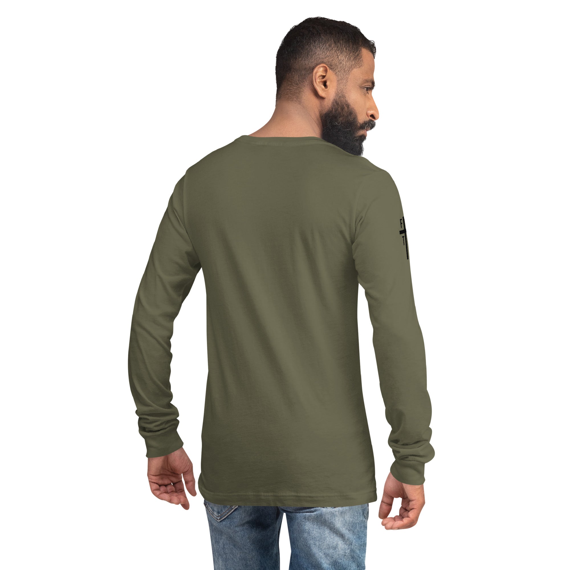 Men's Long Sleeve T-Shirt - Foot of the Cross