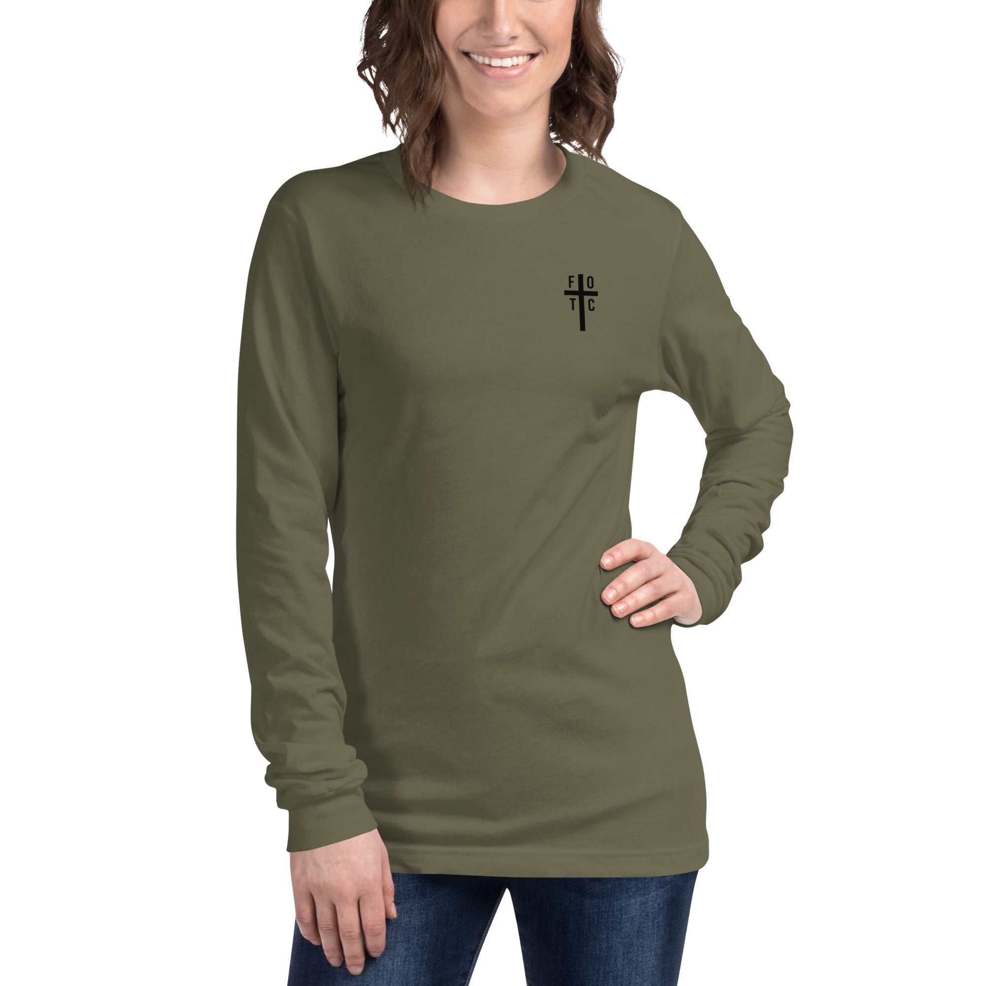 Women's Long Sleeve Tee - FOTC Logo