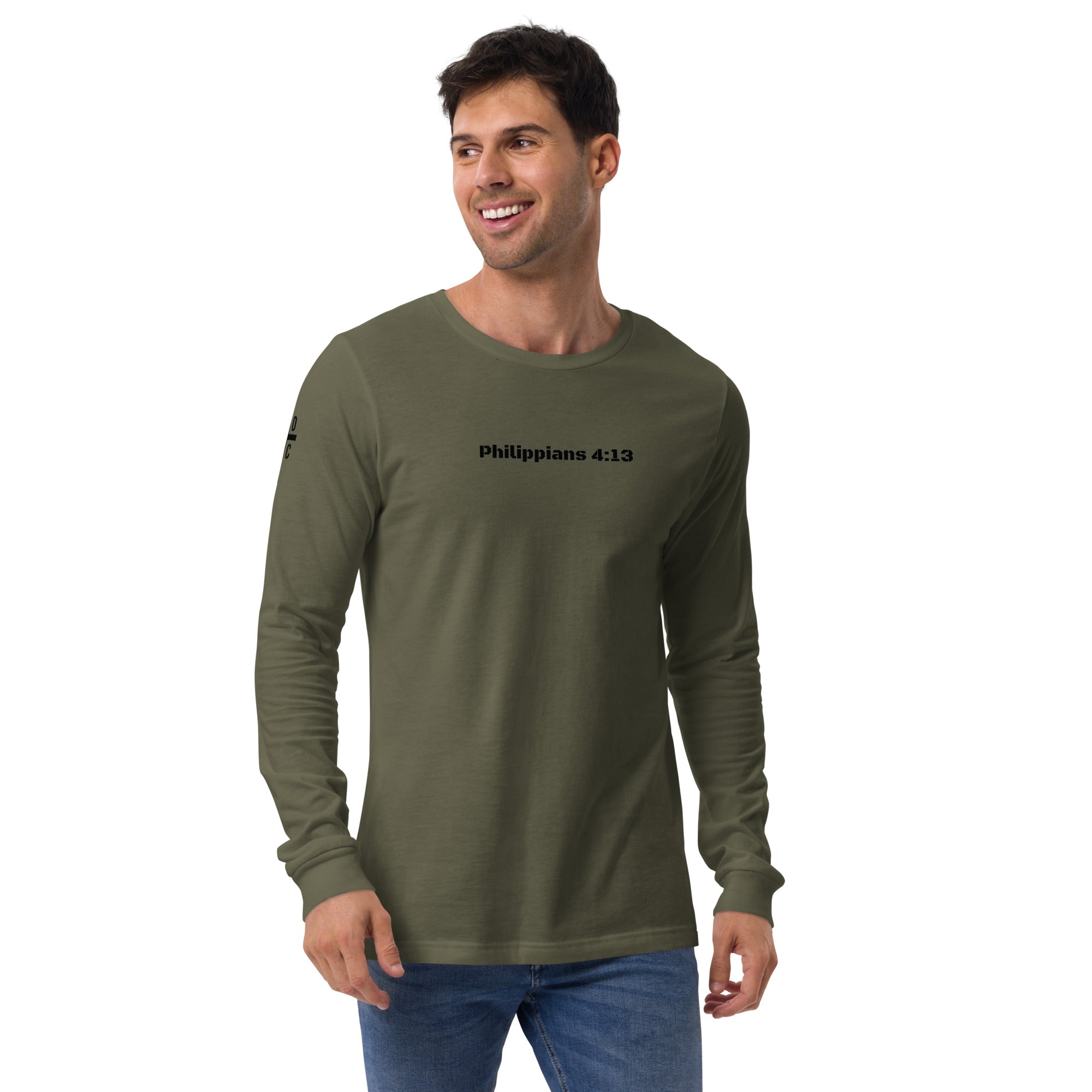 Men's Long Sleeve T-Shirt - Philippians 4:13