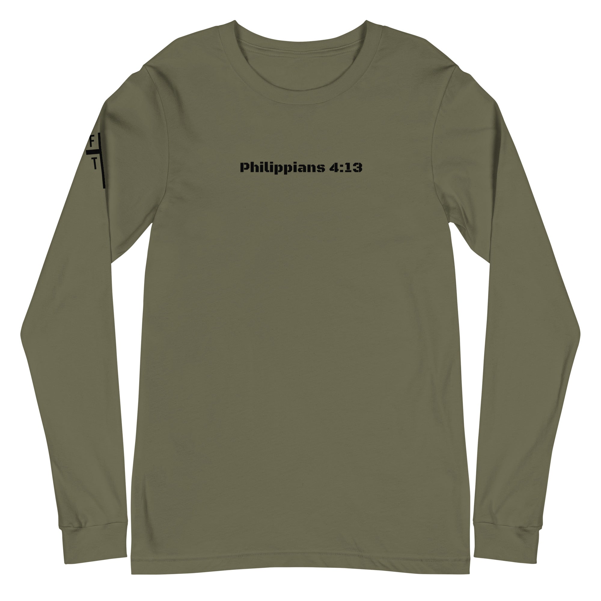 Men's Long Sleeve T-Shirt - Philippians 4:13