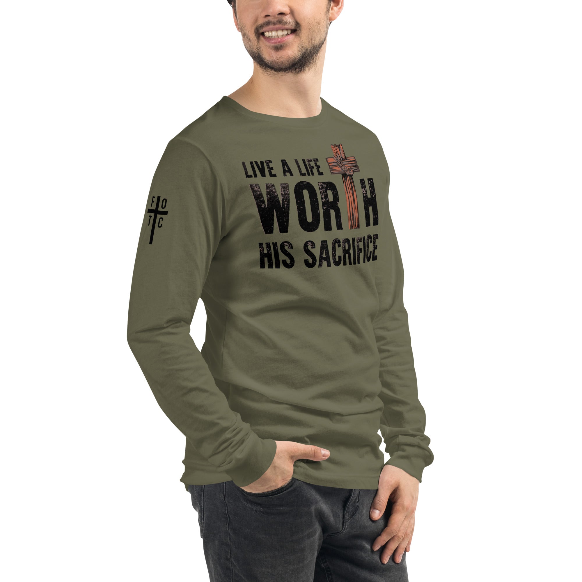 Men's Long Sleeve T-Shirt - Sacrifice