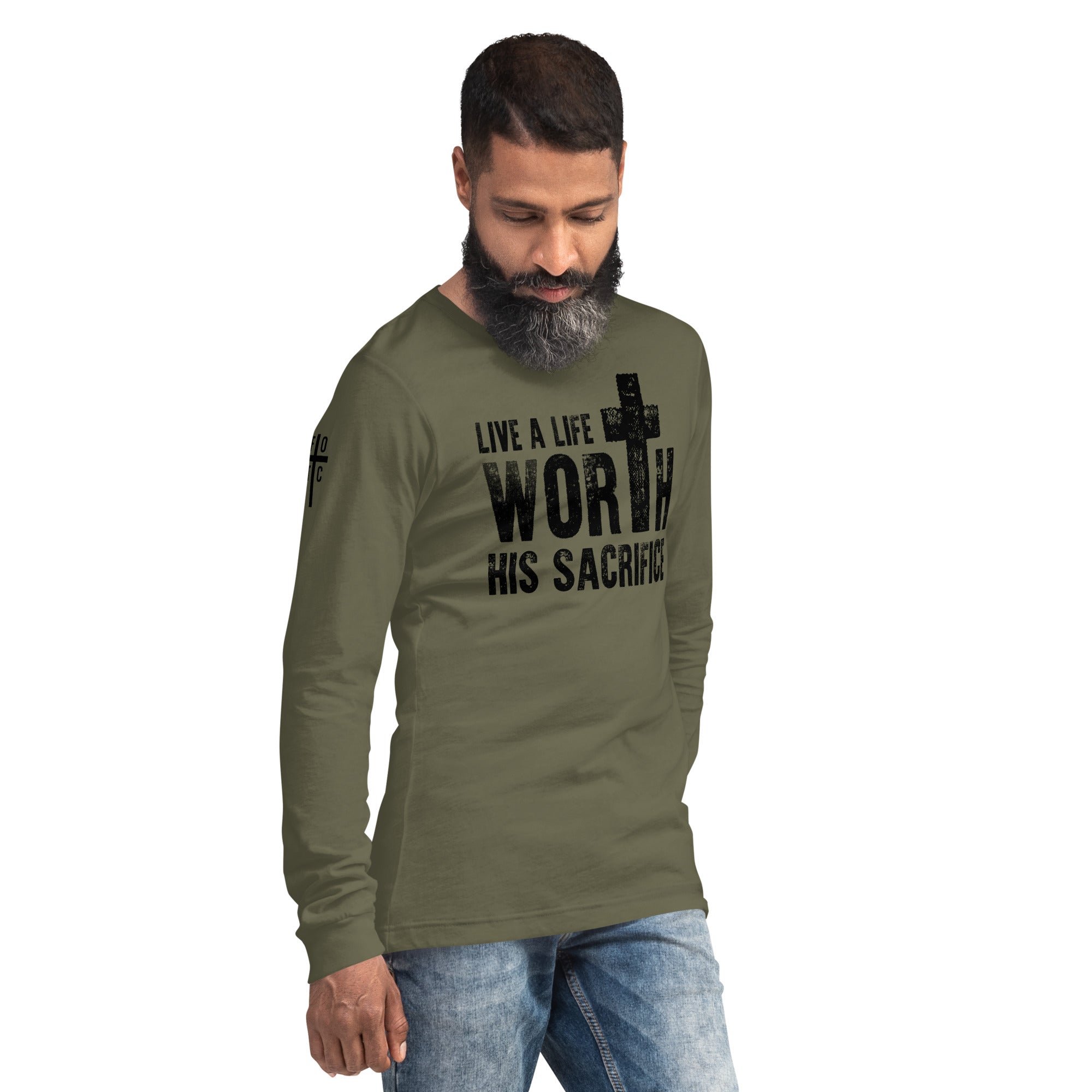 Men's Long Sleeve T-Shirt - Sacrifice