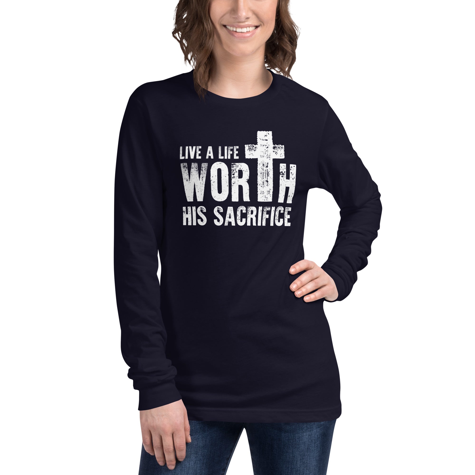 Women's Long Sleeve Tee - Sacrifice