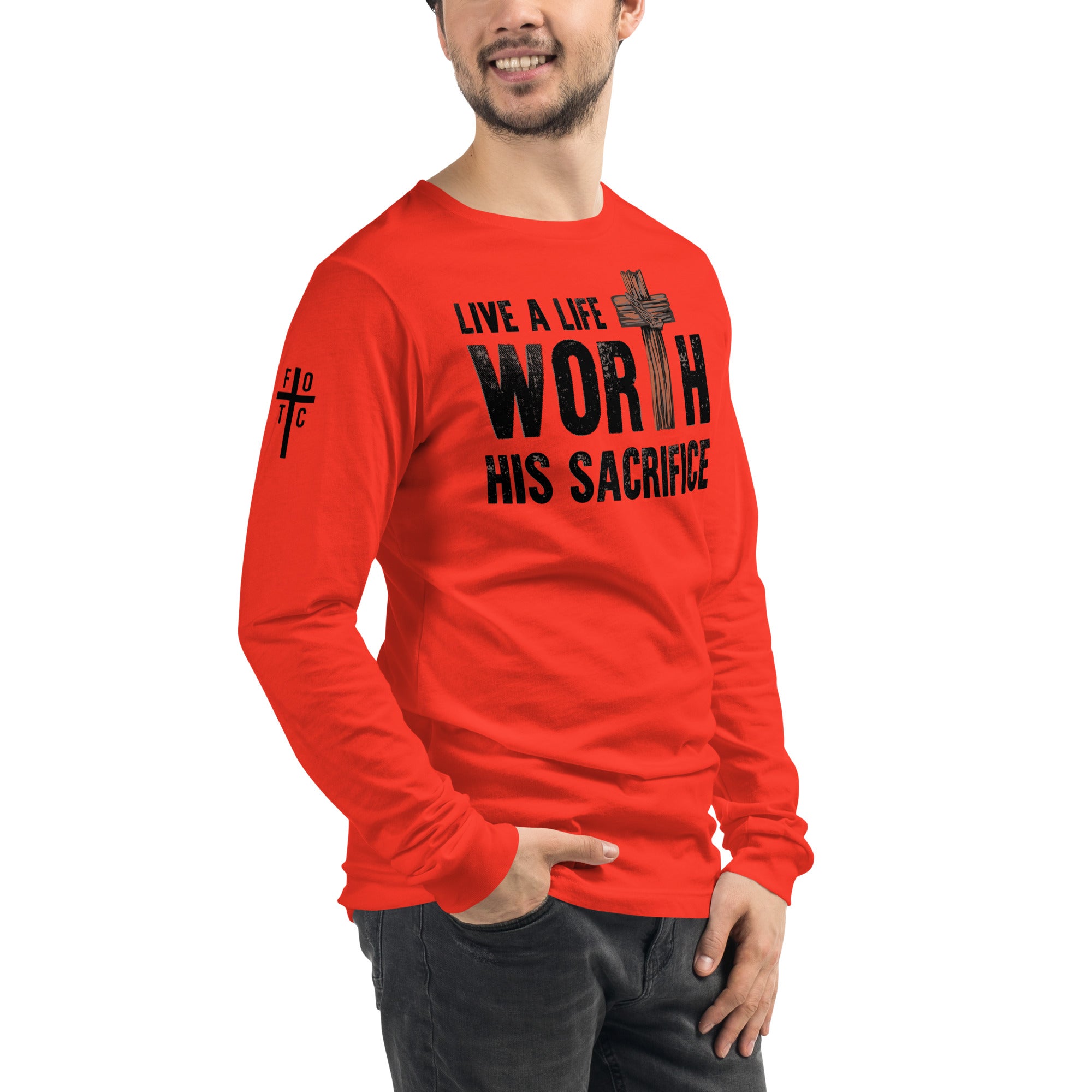 Men's Long Sleeve T-Shirt - Sacrifice