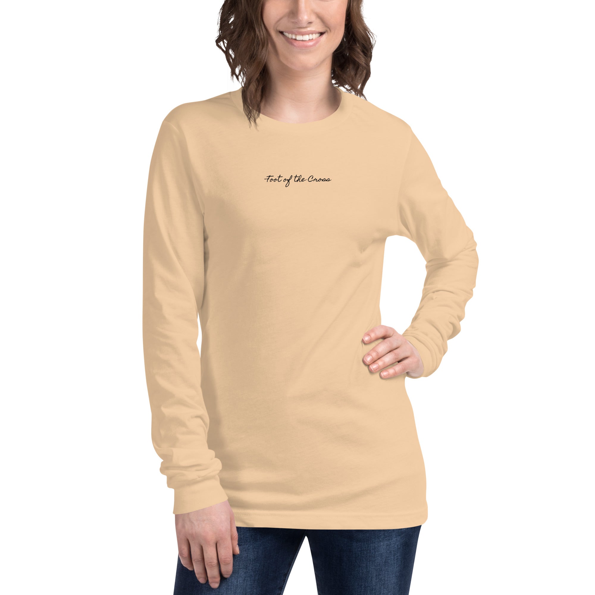 Women's Long Sleeve Tee - Foot of the Cross