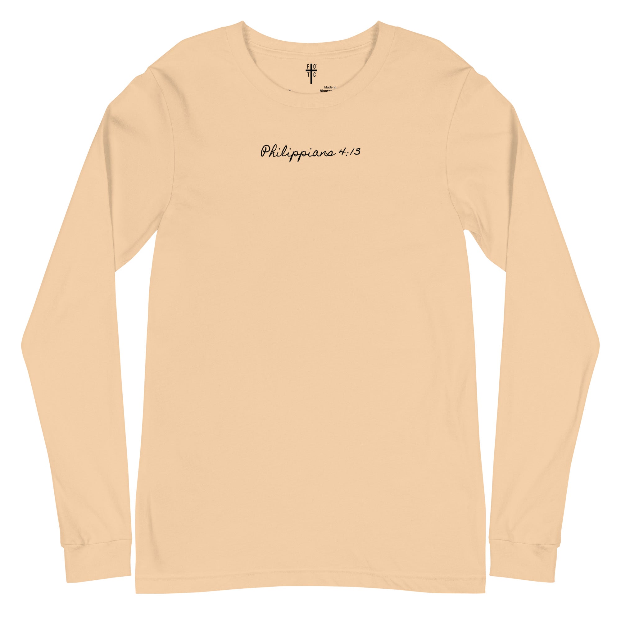 Women's Long Sleeve Tee - Philippians 4:13