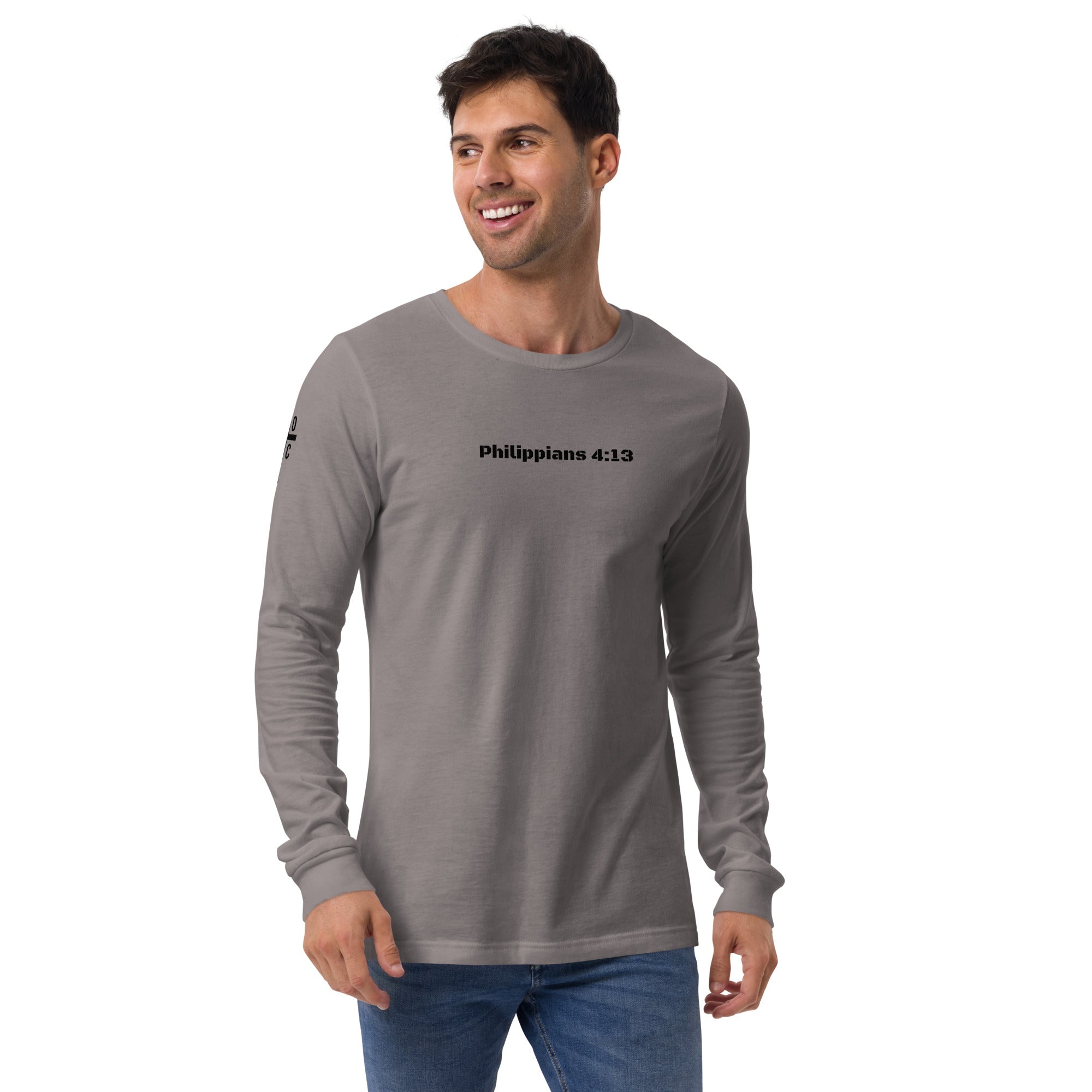 Men's Long Sleeve T-Shirt - Philippians 4:13