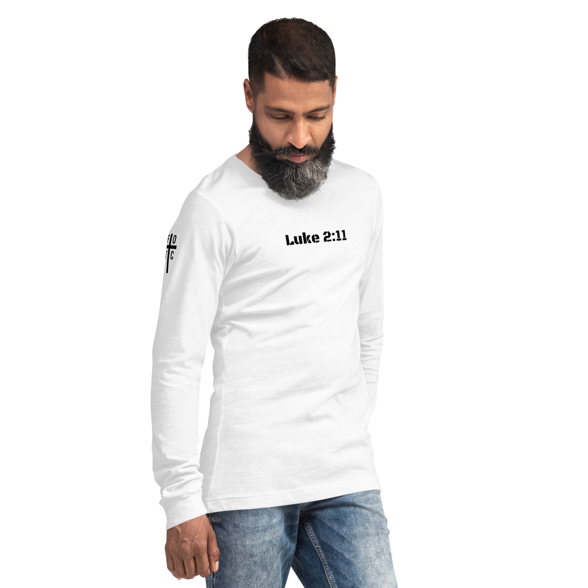 Men's Long Sleeve T-Shirt - Luke 2:11