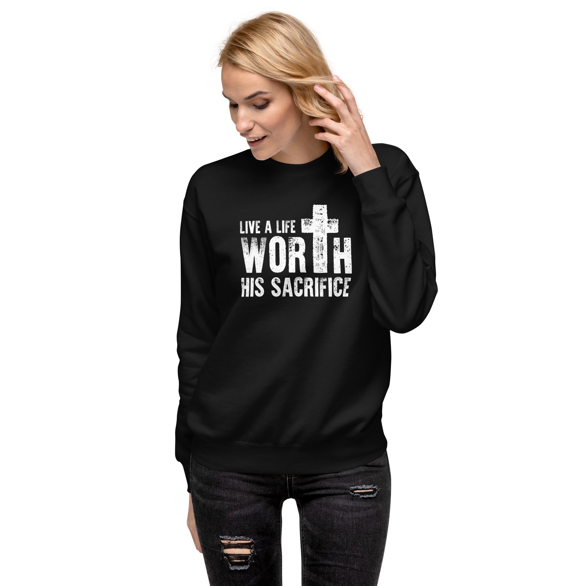 Women's Crewneck Sweatshirt - Sacrifice