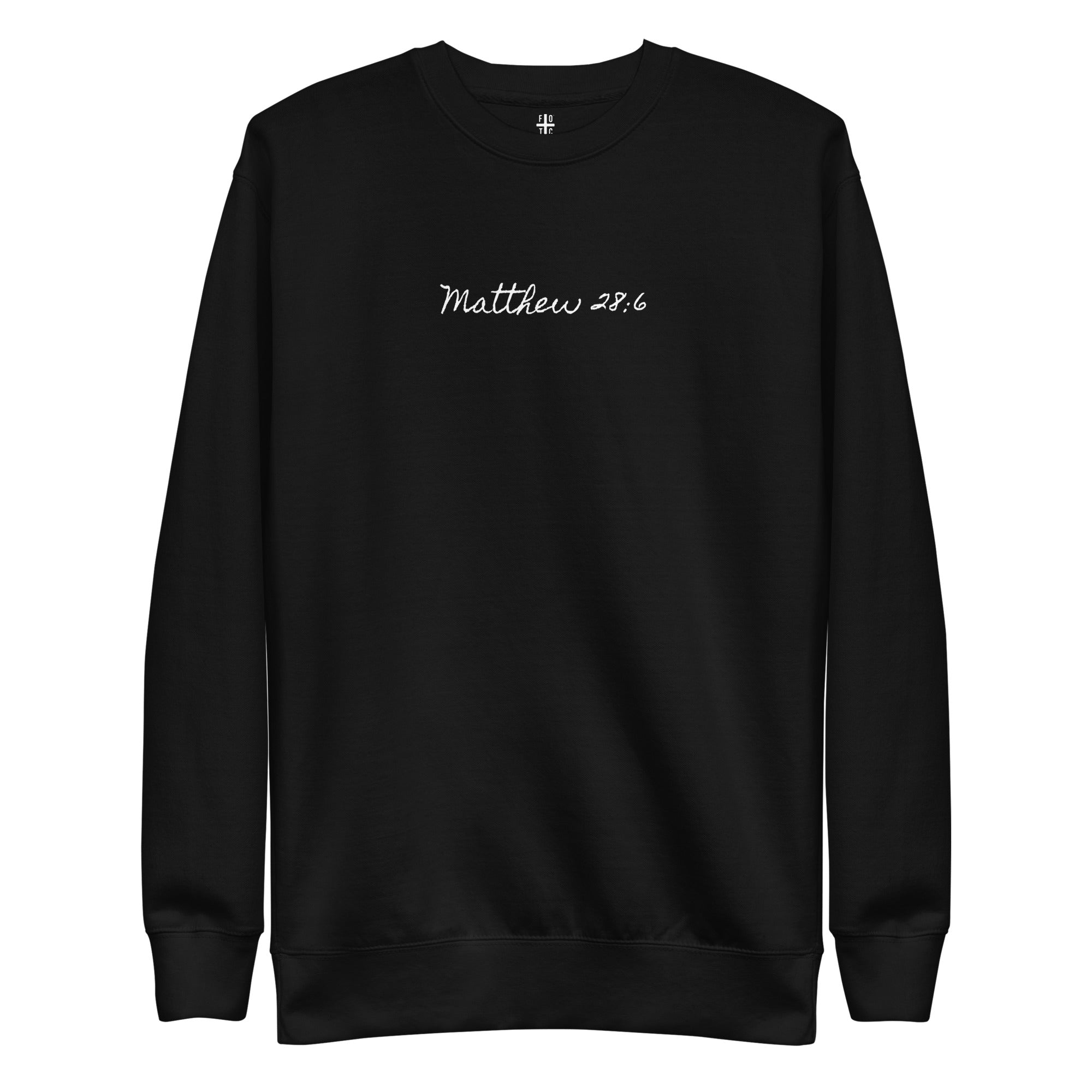 Women's Crewneck Sweatshirt - Matthew 28:6