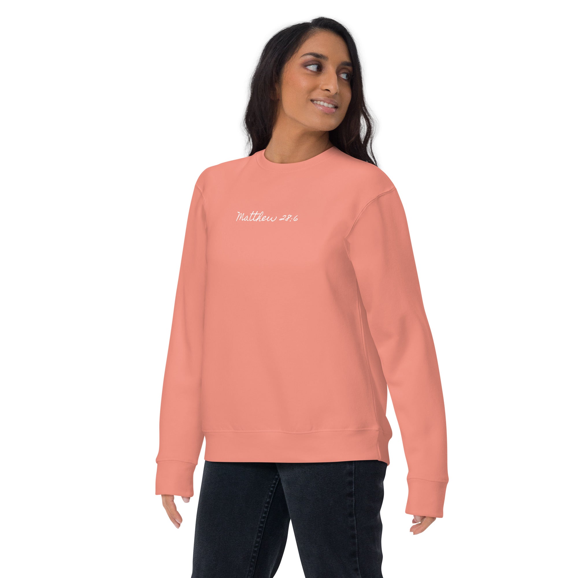 Women's Crewneck Sweatshirt - Matthew 28:6