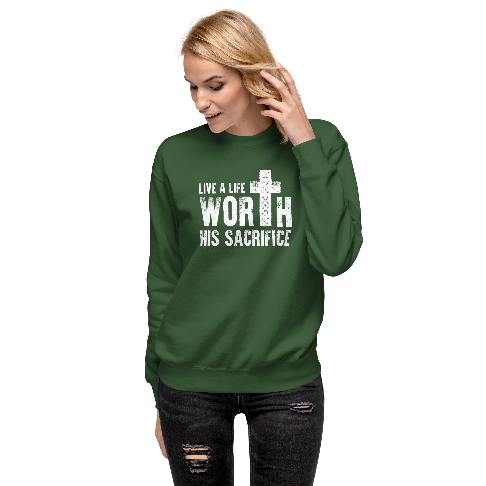 Women's Crewneck Sweatshirt - Sacrifice