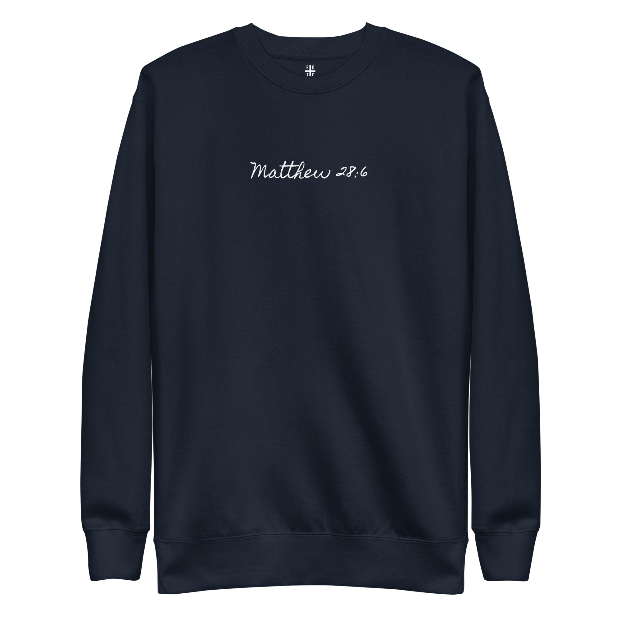 Women's Crewneck Sweatshirt - Matthew 28:6