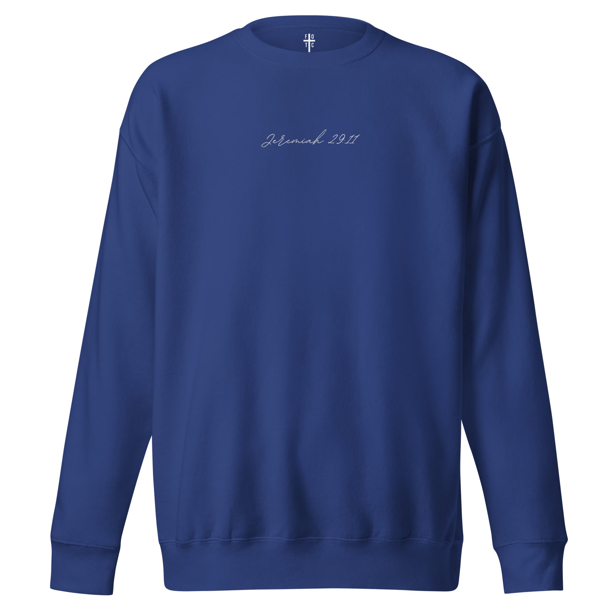 Women's Crewneck Sweatshirt Embroidered - Jeremiah 29:11