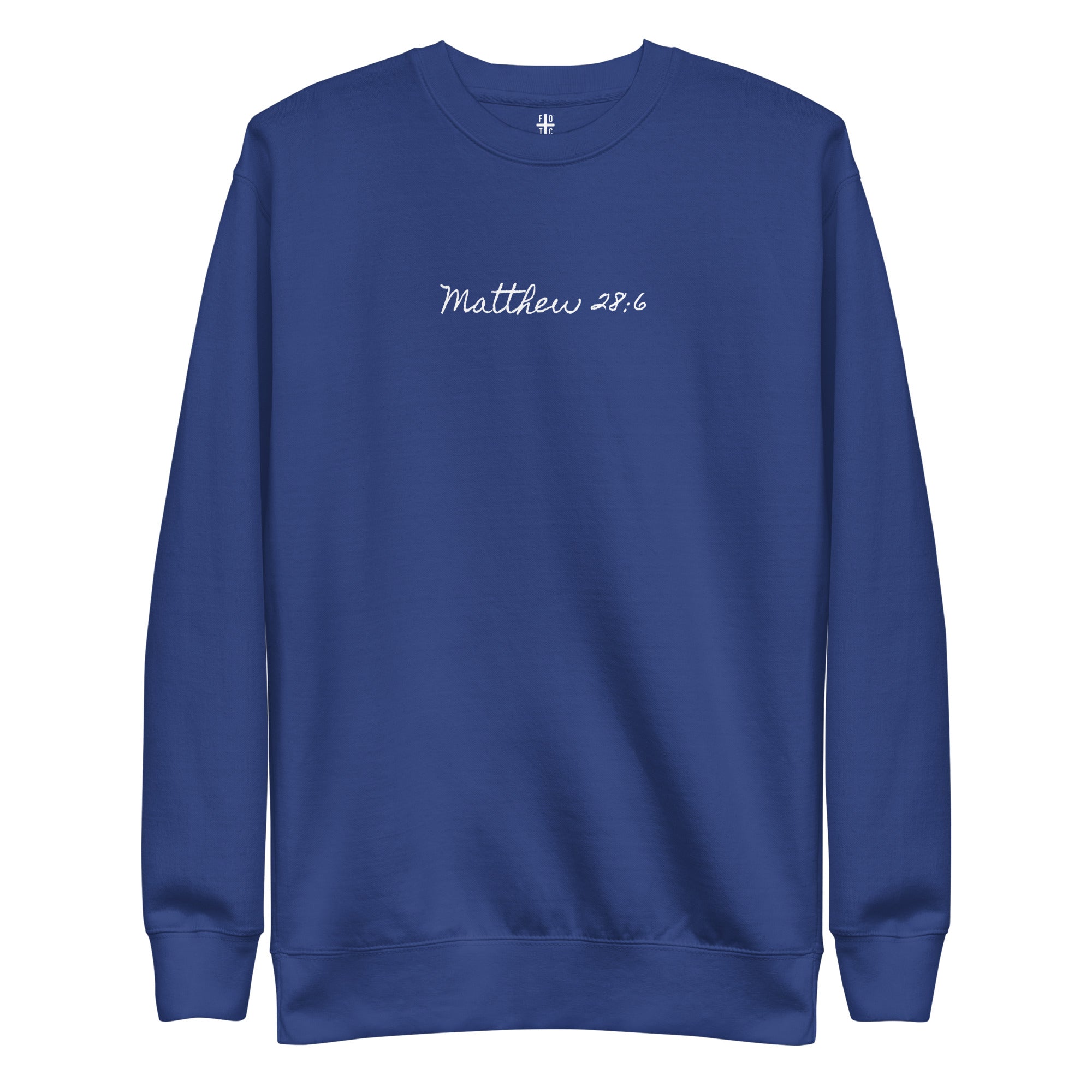 Women's Crewneck Sweatshirt - Matthew 28:6