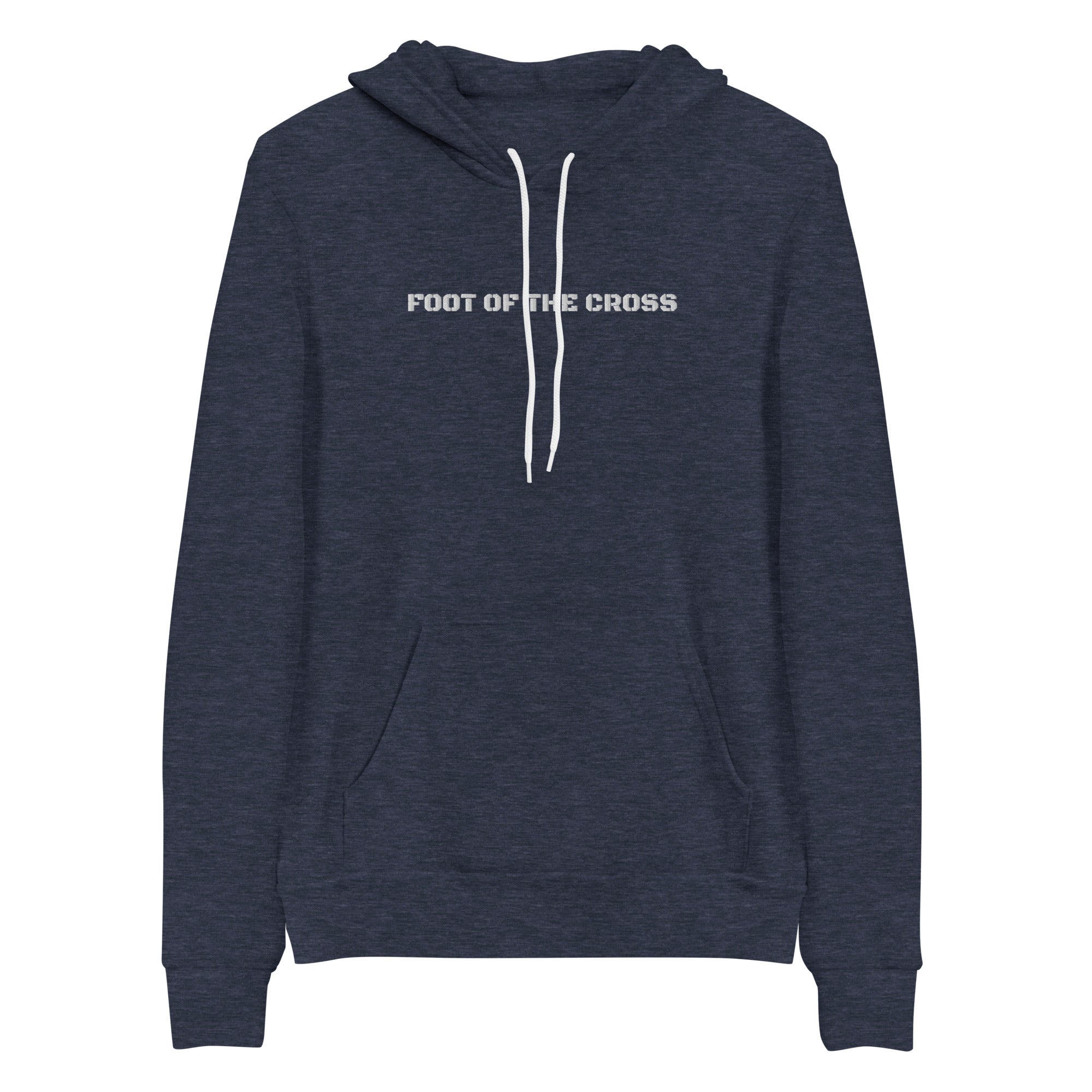 Mens Sweatshirt/Hoodie Embroidered - Foot of the Cross