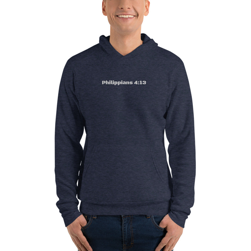 Mens Sweatshirt/Hoodie Embroidered - Philippians 4:13