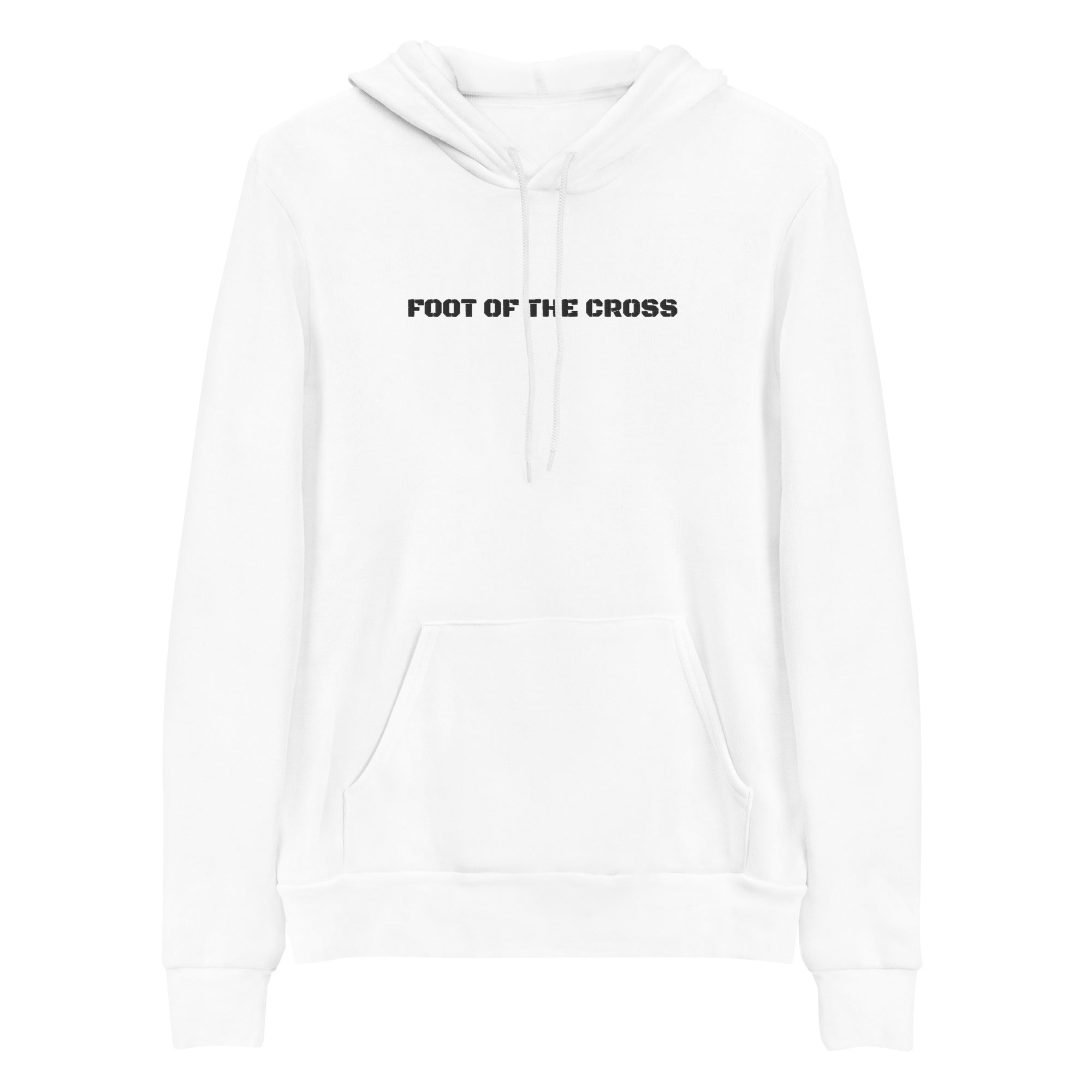 Mens Sweatshirt/Hoodie Embroidered - Foot of the Cross