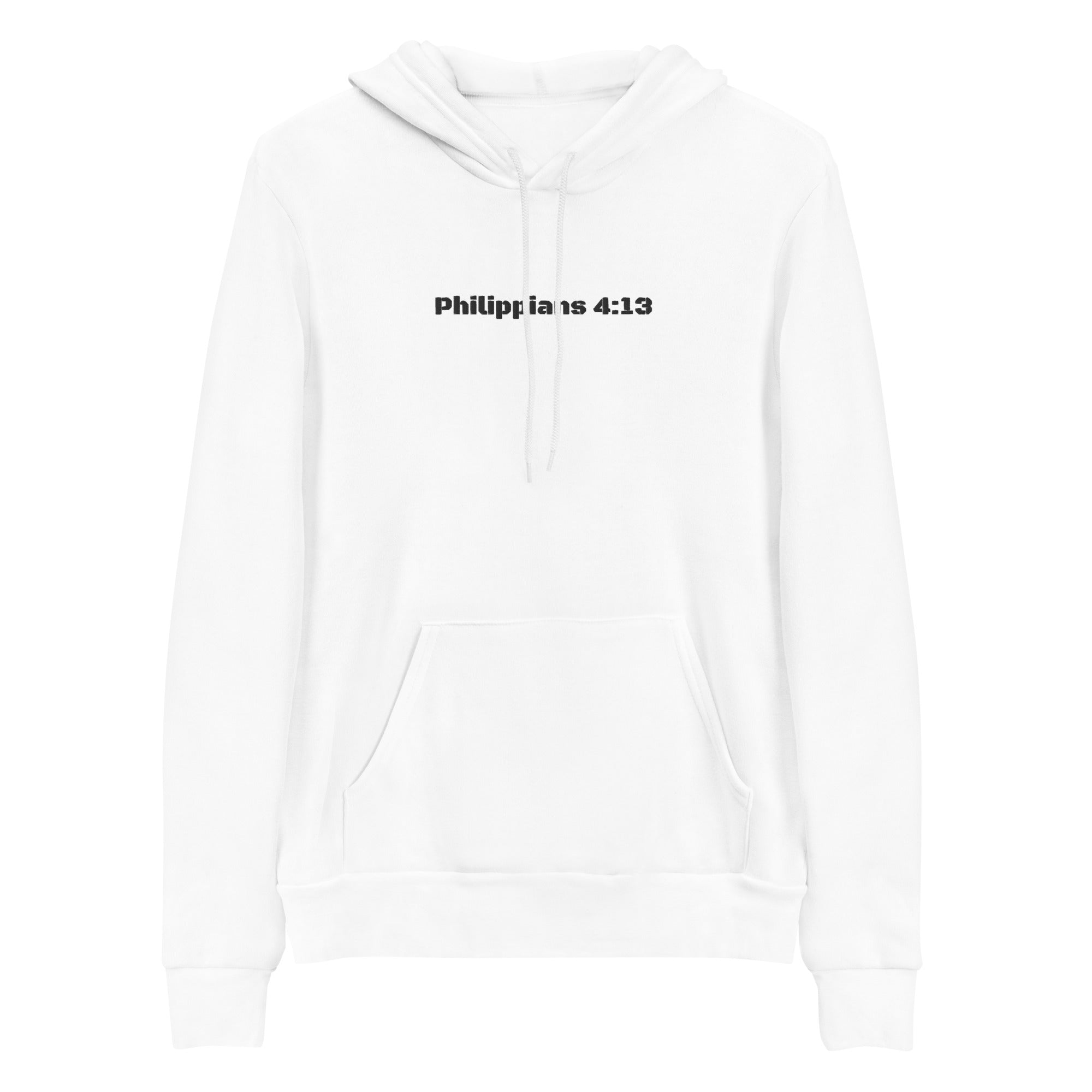 Mens Sweatshirt/Hoodie Embroidered - Philippians 4:13