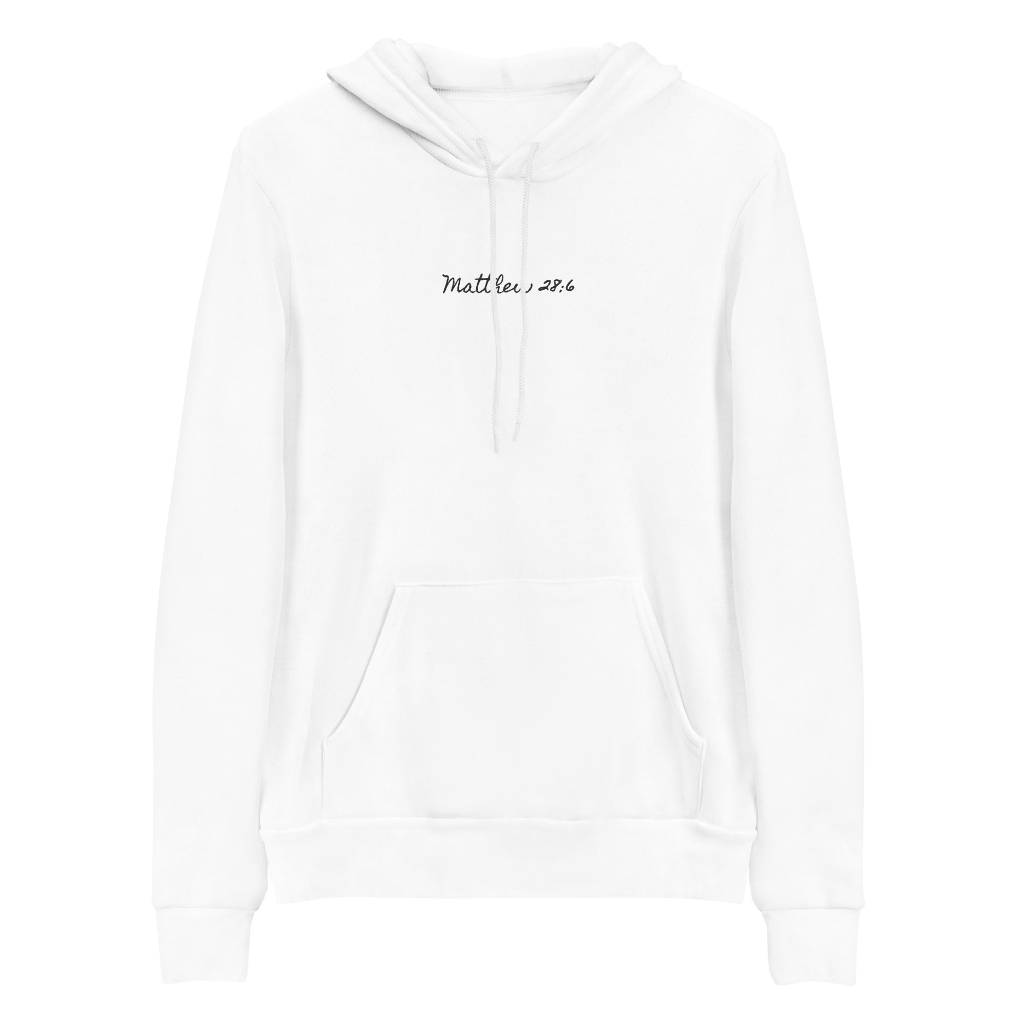 Women's Sweatshirt/Hoodie Embroidered - Matthew 28:6