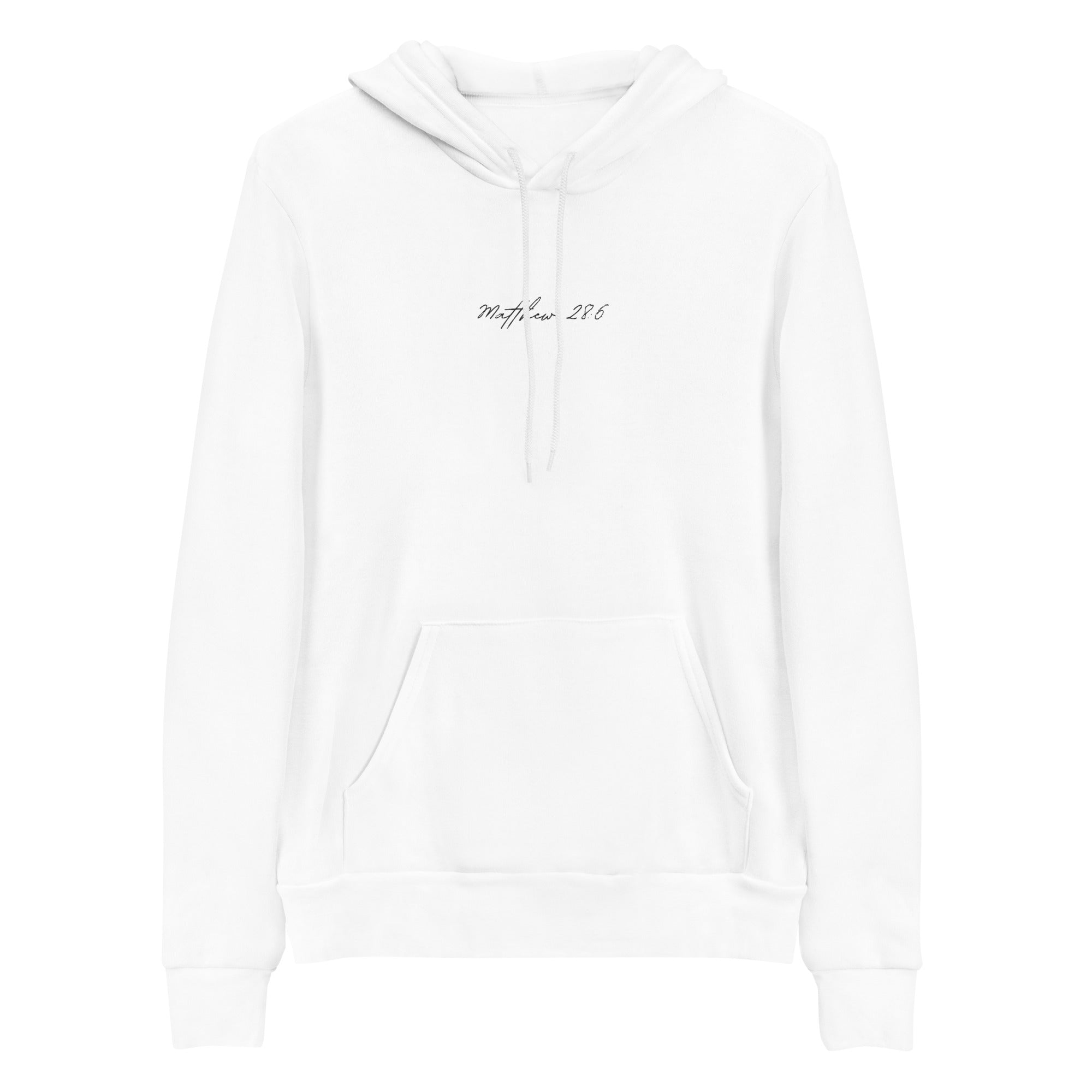 Women's Sweatshirt/Hoodie Embroidered - Matthew 28:6