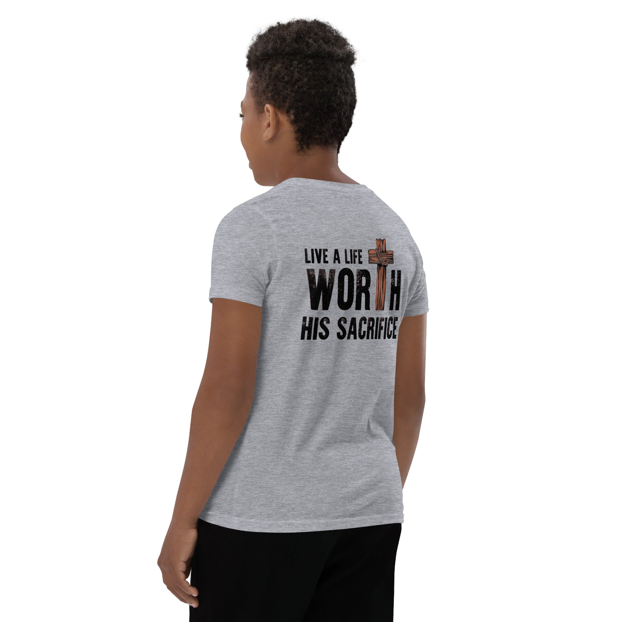 Boy's Youth Short Sleeve T-Shirt - Sacrifice