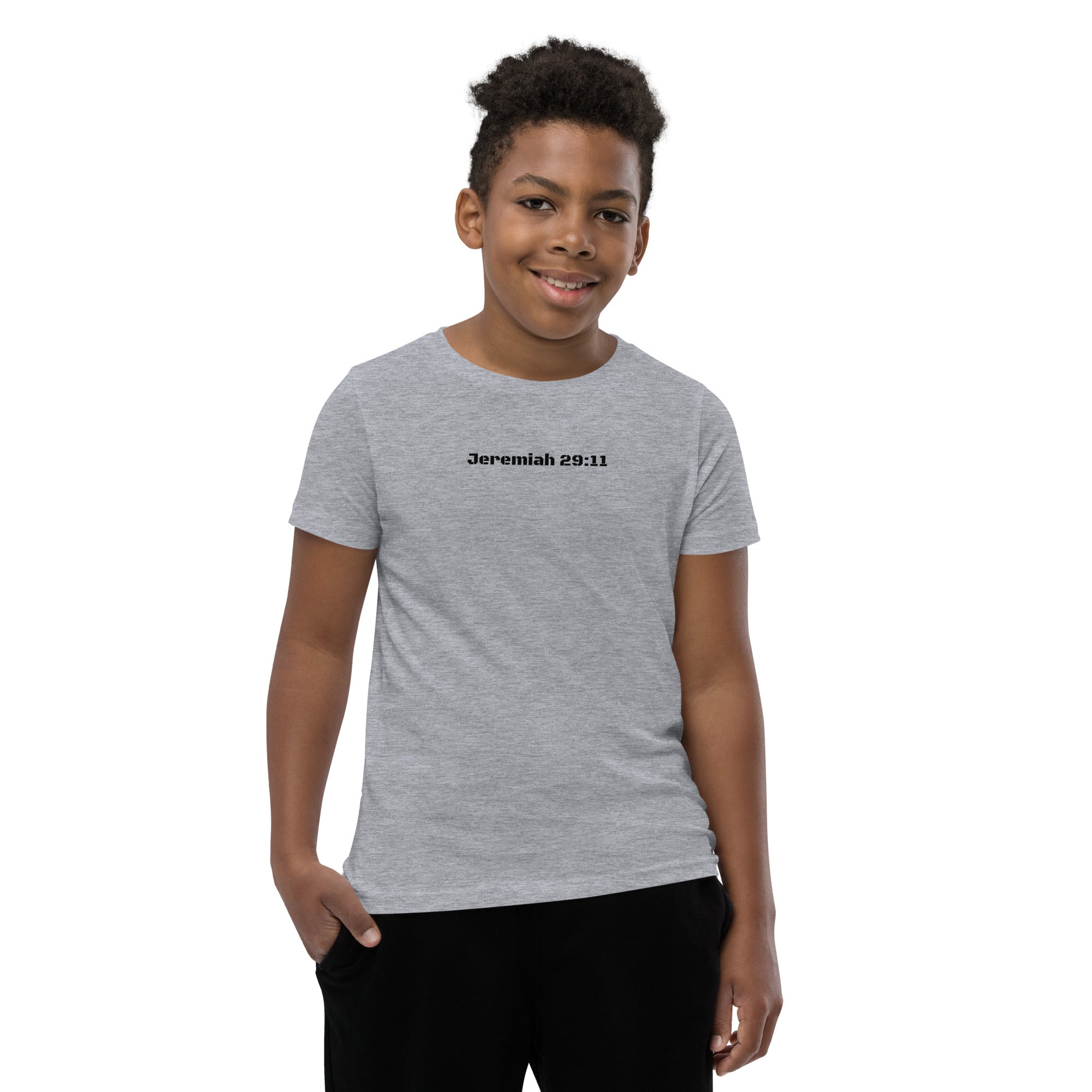 Boy's Youth Short Sleeve T-Shirt - Jeremiah 29:11