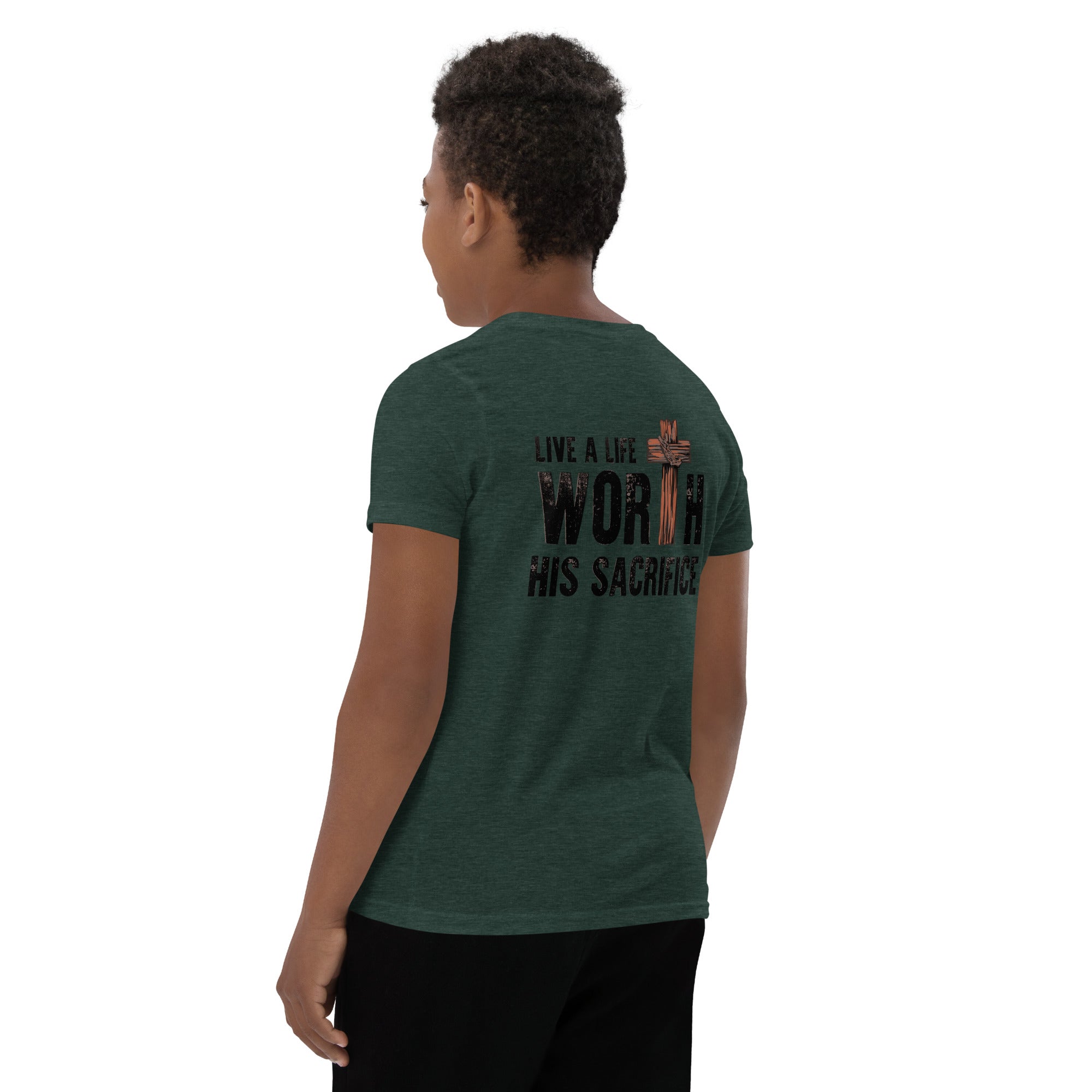 Boy's Youth Short Sleeve T-Shirt - Sacrifice