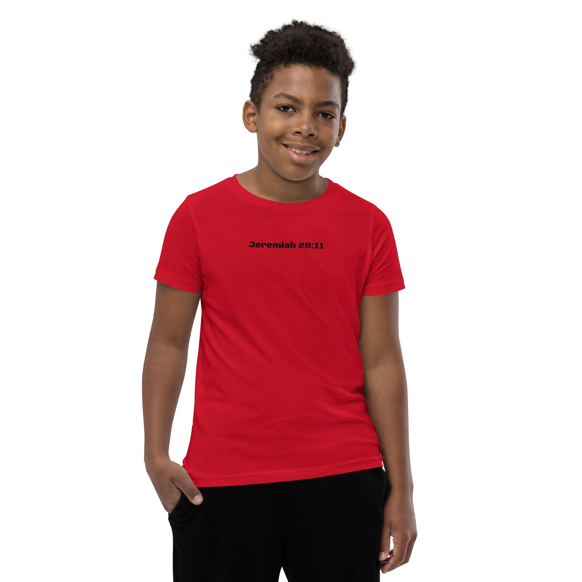 Boy's Youth Short Sleeve T-Shirt - Jeremiah 29:11