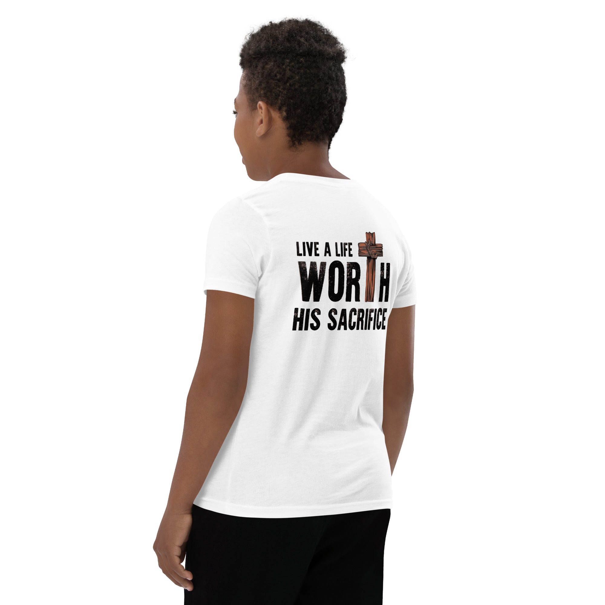 Boy's Youth Short Sleeve T-Shirt - Sacrifice